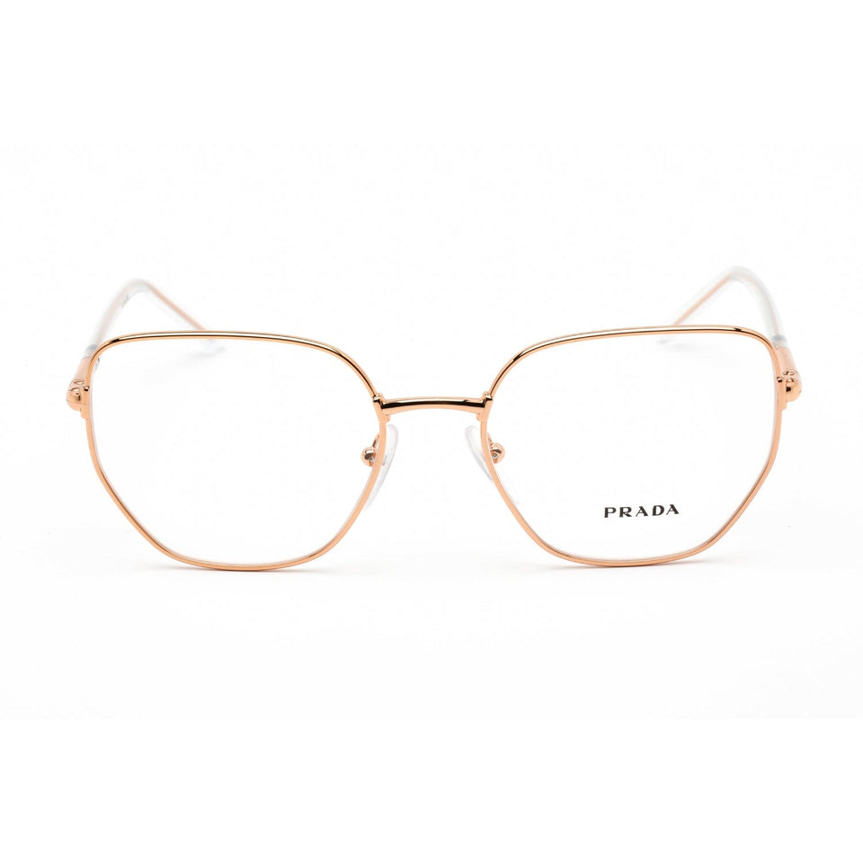 Prada   60WV Eyeglasses Pink Gold / Clear demo lens