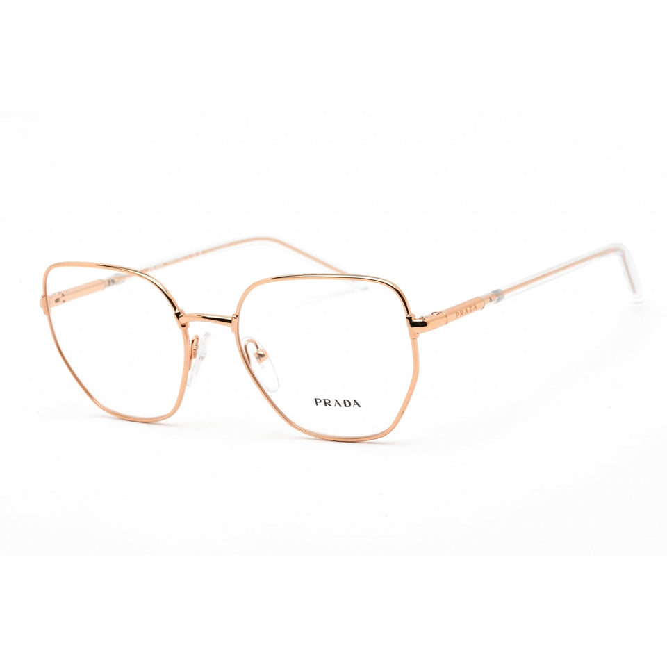 Prada 0PR 60WV Eyeglasses Pink Gold / Clear demo lens-AmbrogioShoes