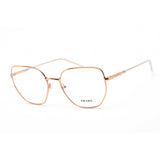 Prada 0PR 60WV Eyeglasses Pink Gold / Clear demo lens-AmbrogioShoes