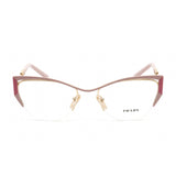 Prada   63YV Eyeglasses Gold/Pink / Clear Lens