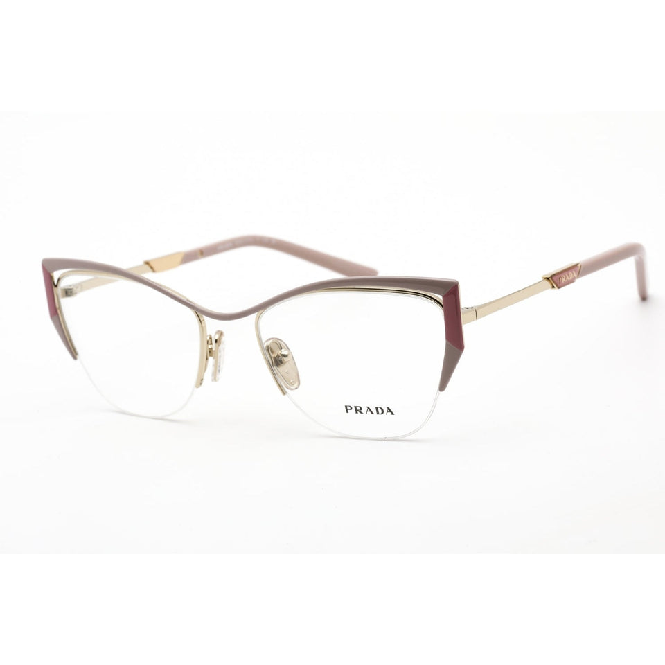 Prada 0PR 63YV Eyeglasses Gold/Pink / Clear Lens-AmbrogioShoes