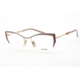 Prada 0PR 63YV Eyeglasses Gold/Pink / Clear Lens-AmbrogioShoes