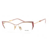 Prada 0PR 63YV Eyeglasses Gold/Pink / Clear Lens-AmbrogioShoes