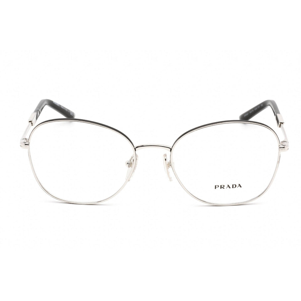 Prada   64YV Eyeglasses Silver/Clear Lens