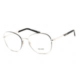 Prada 0PR 64YV Eyeglasses Silver/Clear Lens-AmbrogioShoes