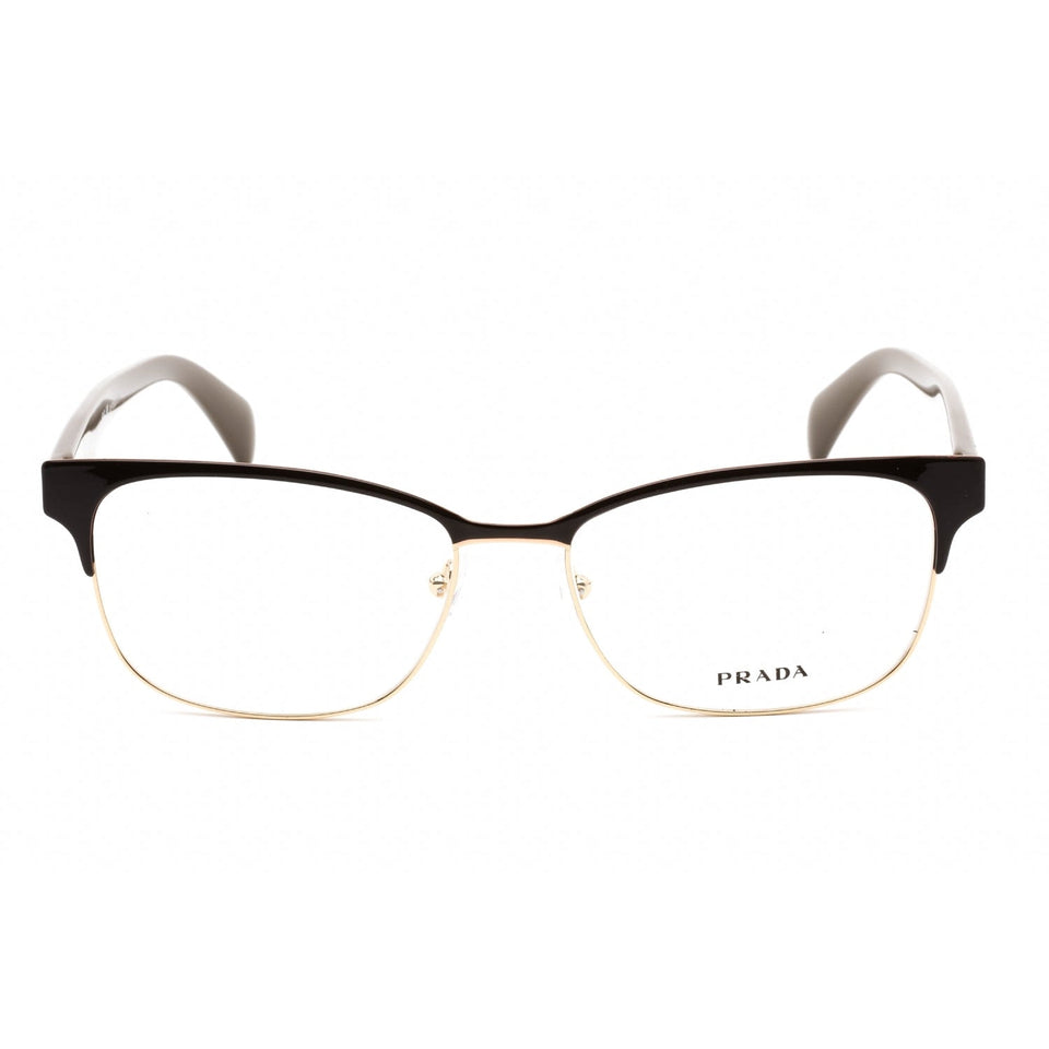 Prada   65RV Eyeglasses Dark Brown / Clear demo lens