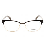 Prada   65RV Eyeglasses Dark Brown / Clear demo lens