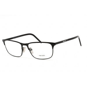 Prada 0PR 66YV Eyeglasses Black/Clear demo lens-AmbrogioShoes