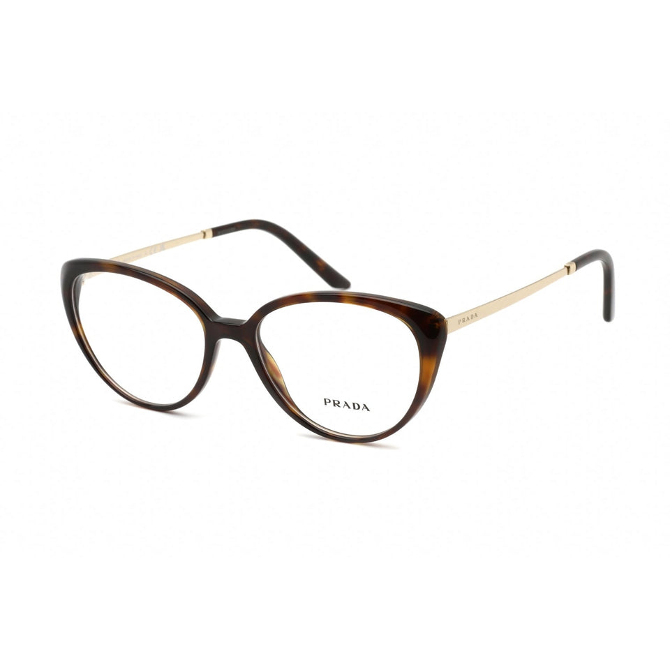 Prada 0PR06WV Eyeglasses Havana / Clear Lens-AmbrogioShoes