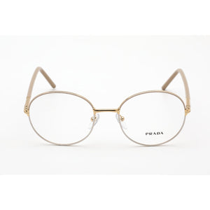 Prada  55WV Eyeglasses Beige/White/Clear demo lens