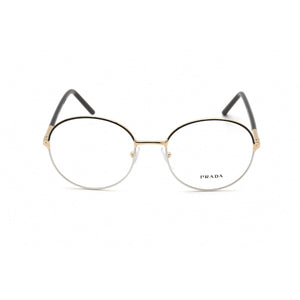 Prada  55WV Eyeglasses Black/White / Clear Lens