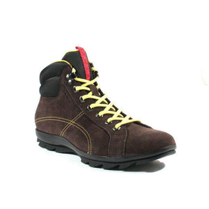 Prada Men's Designer Shoes Sports Hiking Boots 4T1846 Ebano Nero (PRM39)