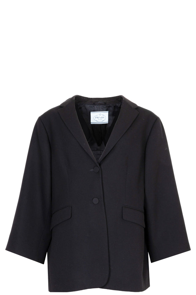 PRADA Blazer Wool Black