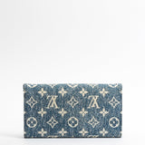 LOUIS VUITTON Jacquard Denim Sarah Wallet