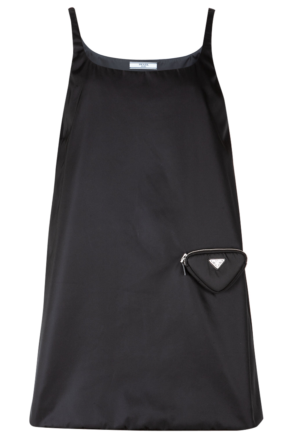 PRADA Re-Nylon Dress Black with Pocket