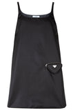 PRADA Re-Nylon Dress Black with Pocket