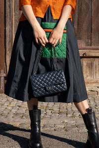 PRADA Skirt Nylon Blue Green