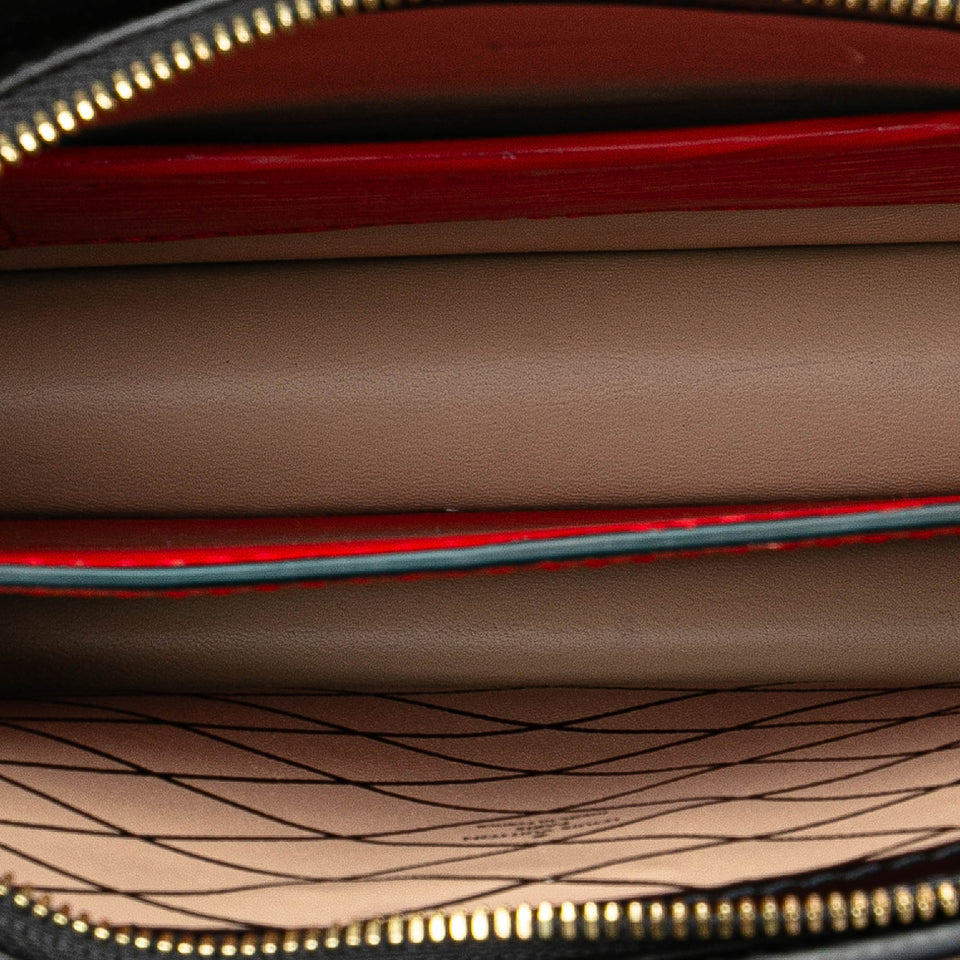Red Louis Vuitton Epi Trunk Clutch Crossbody Bag