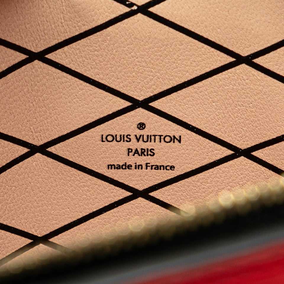 Red Louis Vuitton Epi Trunk Clutch Crossbody Bag