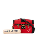 Red Louis Vuitton Epi Trunk Clutch Crossbody Bag