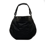 Prada Tessuto Hobo Bag Black Nylon Canvas