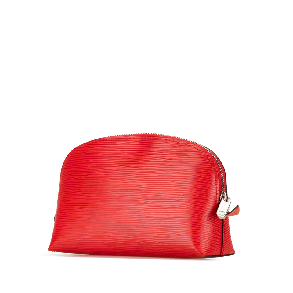 Red Louis Vuitton Epi Cosmetic Pouch