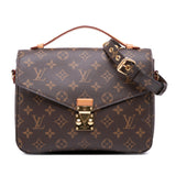 Brown Louis Vuitton Monogram Pochette Metis Satchel
