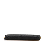 Black Louis Vuitton Monogram Empreinte Zippy Long Wallet