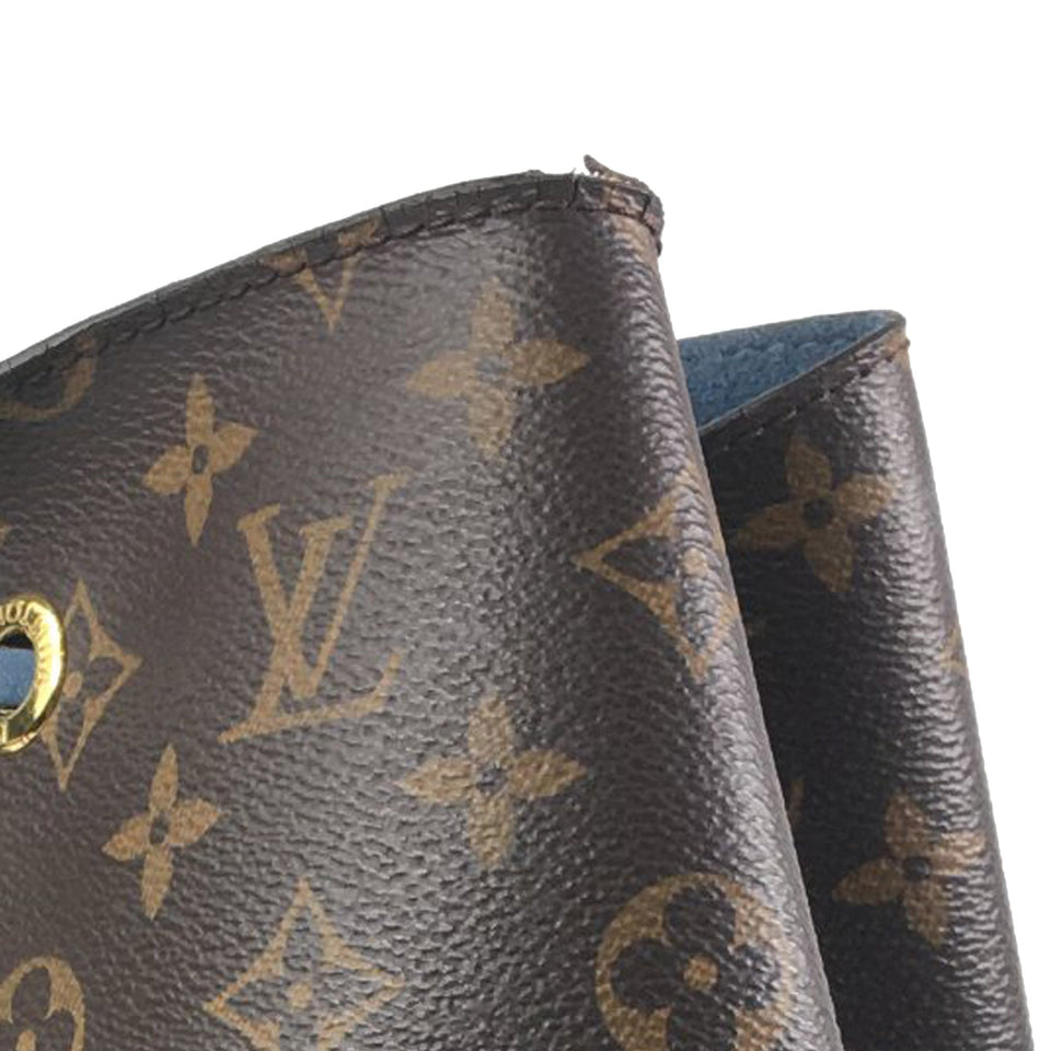 Brown Louis Vuitton Monogram Neonoe MM Bucket Bag