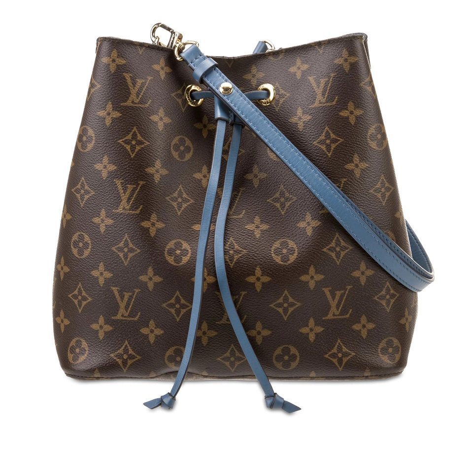 Brown Louis Vuitton Monogram Neonoe MM Bucket Bag