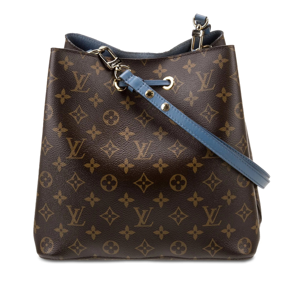 Brown Louis Vuitton Monogram Neonoe MM Bucket Bag