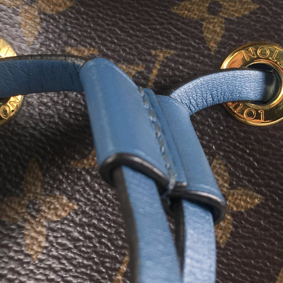 Brown Louis Vuitton Monogram Neonoe MM Bucket Bag