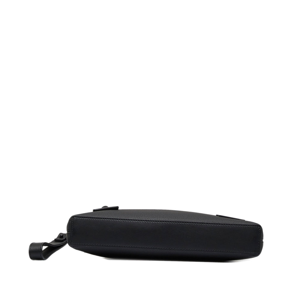 Black Louis Vuitton Aerogram Takeoff Pouch Clutch Bag