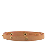 Brown Louis Vuitton Florentine Vachetta Leather Strap