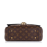 Brown Louis Vuitton Monogram One Handle Flap Satchel