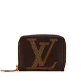 Brown Louis Vuitton Monogram Giant Zippy Coin Purse