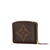 Brown Louis Vuitton Monogram Giant Zippy Coin Purse