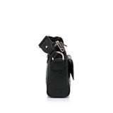 Gucci GG Crossbody Bag Black Embossed Leather