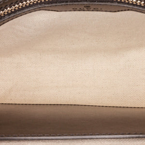 Gucci GG Crossbody Bag Black Embossed Leather