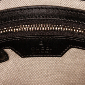 Gucci GG Crossbody Bag Black Embossed Leather