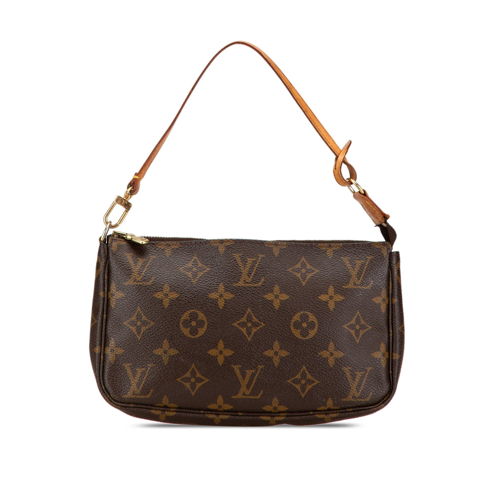 Brown Louis Vuitton Monogram Pochette Accessoires Shoulder Bag