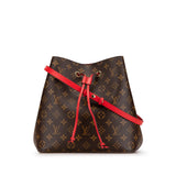 Brown Louis Vuitton Monogram Neonoe MM Bucket Bag