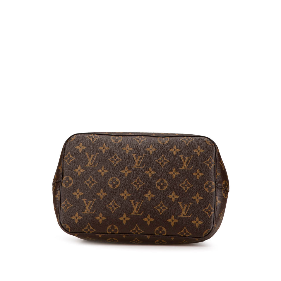 Brown Louis Vuitton Monogram Neonoe MM Bucket Bag