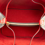 Brown Louis Vuitton Monogram Neonoe MM Bucket Bag