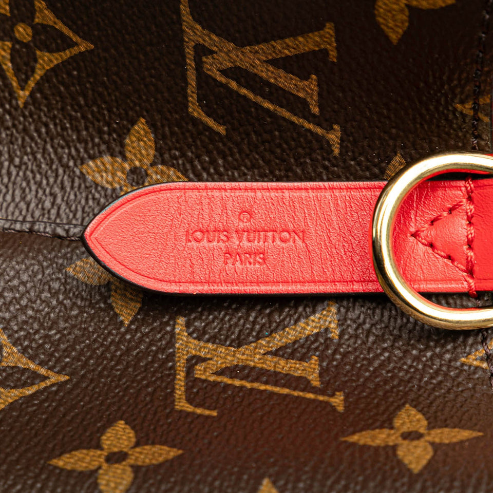 Brown Louis Vuitton Monogram Neonoe MM Bucket Bag