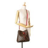 Brown Louis Vuitton Monogram Neonoe MM Bucket Bag