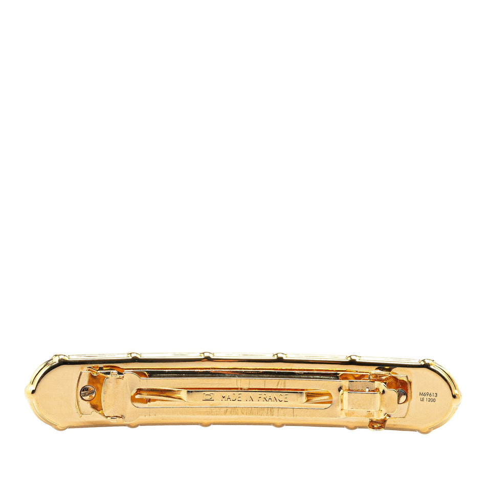 Brown Louis Vuitton Monogram Reverse Sweet Dreams Hair Barrette