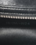 CHRISTIAN DIOR Black Leather Limited Edition Pocket Large Lady Dior Tote Bag