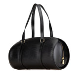 Black Louis Vuitton Epi Soufflot Handbag