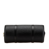 Black Louis Vuitton Epi Soufflot Handbag